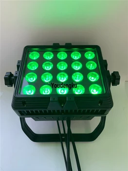 4pcs 20X15W RGBAW 5 1 LED Lauko Siena Plovimo Šviesos Mini rgbwa led miesto spalvos vandeniui sienos šviesos