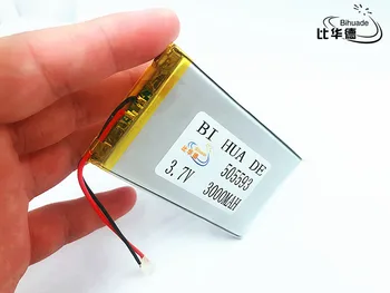 Li-Po 3,7 V 3000MAH akumuliatoriai, 505593, 505595 baterija MP4 MP5 GPS navigatorius baterija