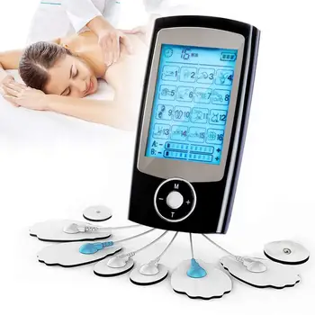 16 Režimai EMS Dešimtis Mašina Akupunktūra Skaitmeninis Terapijos Elektroninių Impulsų Fizioterapija Body Massager Skausmo Raumenų Stimuliatorius Nuotrauka 2