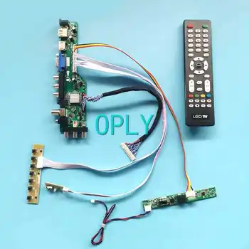 DVB LCD Ekranu Valdiklio plokštės Tinka LM185TT1A/2A/3A/4A 1366*768 USB AV RF 18.5