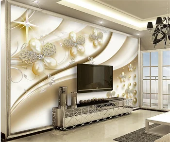 Kinų stiliaus papuošalai iškilumo nuotrauka fone freskos TV sienų apdailai foto tapetai, gėlių baldai užsakymą tapetai
