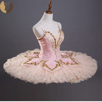 FLTOTURE Suaugusiųjų Baleto Rožinis Tutu Sugar Plum Fairy Dragee Pokytis Blynas Tutus Esmeralda Baleto Spektaklis Sijonas Užsakymą Nuotrauka 2