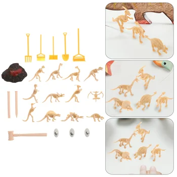 Rinkinys Žaislo Skeletondig Iškastinio Modelis Kasimas Kasimo Fosilijos Mokslo Vaikams Toysbones Bonefor Smėlio Ornamentas 