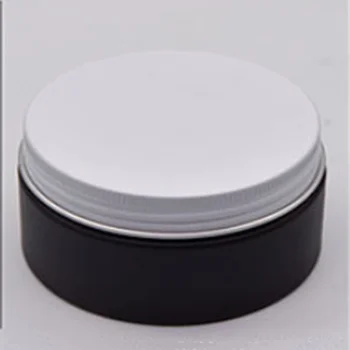 30pc/daug 100ml Lightproof Juodo Plastiko Kosmetikos Jar Serumo Buteliuką Aliuminio Cap100g 