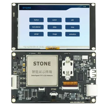 4.3 Colių Nextion HMI Protingas Smart UART SPI Touch TFT LCD Modulis Ekranas Pramonės Valdymo