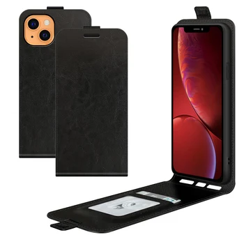 Vertikalus Flip Case For iPhone 13 Pro Max Odos Piniginės 