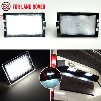 2vnt LED 12V Automobilio Licenciją Plokštelės Šviesos Land Rover Discovery 3 4 LR3 LR4 Freelander 2 LR2 Range Rover Sport Numerį Lempos