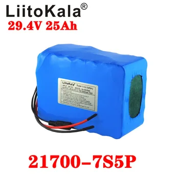 LiitoKala 24V 25Ah baterija 21700 baterija elektrinis dviratis mopedas /elektra/ličio jonų baterija