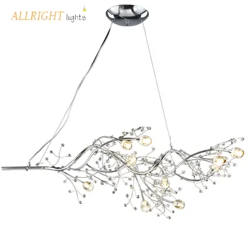 Šiuolaikinių LED gėlių Pakabukas šviesos decortion bandelion modelis crystal šeimos serija, miegamojo svetainės