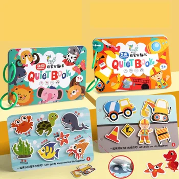 Vaikų Knygos Montessori Veiklos, Žaislų Užimtas Knyga vaiko Ugdymo Ikimokyklinio Mokymosi Gana Knygos, Žaislai