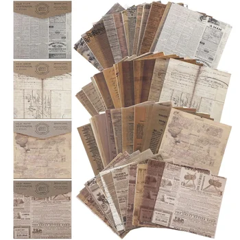 240 Lapų Derliaus užrašų knygelė Popieriaus Tiekimo Žurnalinė Scrapbooking Medžiagos, Popierius, Dekoratyvinis Amatų 