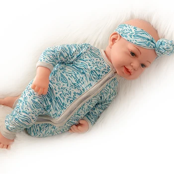 22 Colių Naujagimių Reborn Baby Doll Realus Silikono Kūdikių Lėlės