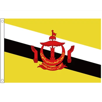 60x90cm/90x150cm/120x180cm Brunėjus vėliavos Banner Kabinti Nacionalines vėliavas Brunėjus reklama