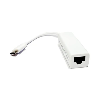TIPAS-C RJ45 Ethernet LAN Interneto Kabelio Adapteris Lan 