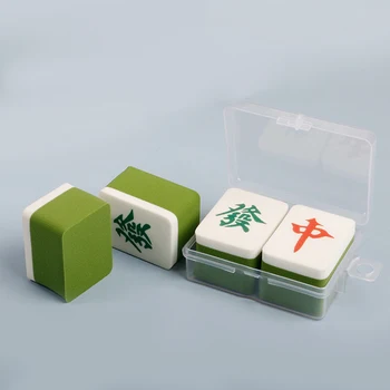 Mahjong Grožio Kiaušinių Makiažas Kombaino Kosmetikos Sluoksniuotos Švelnus Makiažo Pagrindas Milteliai Kempinė Su Talpinimo Grožio Priemonės Mažas Sluoksniuotos