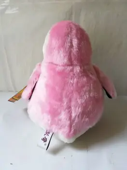 apie 24cm gražių animacinių filmų rožinė pingvinas pliušinis žaislas minkštos lėlės mesti pagalvę,gimtadienio dovana b1588 Nuotrauka 2