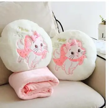 prabangus baltos spalvos pagalvėlės, pagalvės pink cat išsiuvinėti mesti pagalvę atgal pagalvėlės atlošo pagalvėlė, antklodė, automobilių