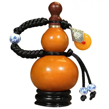 Moliūgas Ornamentu Sandarus Padengtas bičių Vaškas Moliūgas Pakabukas su Tinklelio Virvelę Dangčio Kinijos Retro Stiliaus Butelis Moliūgas Ornamentu