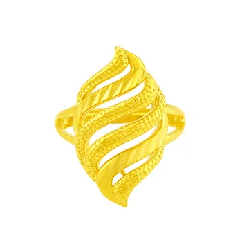 24k Aukso Spalvos Reguliuojamo Atidaryti Žiedas Moterų Phoenix Uodega bevardis Pirštas, Žiedai, Moterų Nuotakos Vestuvių Metines Gifst Papuošalai