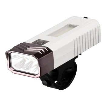 Dviračio Žibintas priekinis žibintas XPE Dviračių LED USB Įkraunamas Žibintuvėlis Aliuminio Lydinio Dviračių Žibintų Aukšto Pluošto pusėje šviesos 600LM 