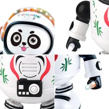 Šokių Vaikų Žaislų Elektros Pėsčiomis Panda Žaislai Kūdikiams Interaktyvus Ankstyvasis Ugdymas Ikimokyklinio Žaislas Su Šviesos Ir Muzikos 6 9 Nuotrauka 2