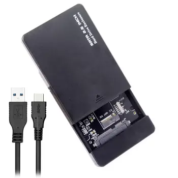 USB Tipas-C-Combo M. 2 NGFF B-key & mSATA SSD Konverteris Atveju, Gaubtas, Adapteris su Jungikliu Nuotrauka 2