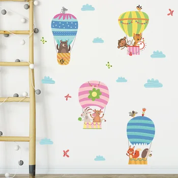 Šiaurės Animacinių filmų gyvūnų karšto oro balionu, vaikų, miegamojo, veranda 