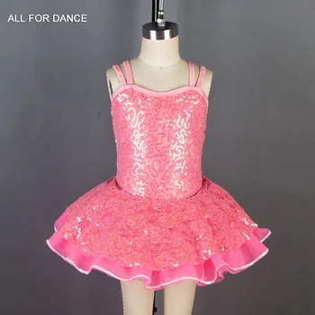 Rose Red China Nėrinių Liemenė Baleto Mdc Mergina Etapo Rezultatus Dancewear Jazz/bakstelėkite Šokių Tutu