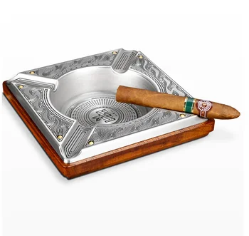 Cigarų peleninę Nerūdijančio plieno metalų lydinio, madingi nešiojamieji kambarį peleninė