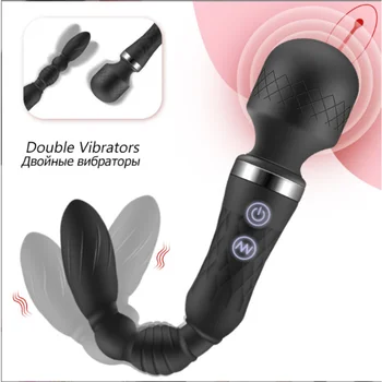 AV Vibratorius Magic Wand Spenelių Massager Suaugusiems Moterų Masturbacija Įrankis Klitorio Stimuliatorius Pūlingas Sekso Žaislai Poroms
