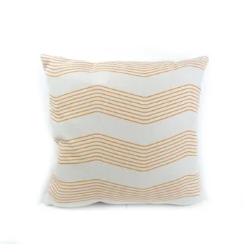 Aukštos klasės skaitmeninio spausdinimo geltona geometrinis modelis zigzago pagalvės užvalkalą pagalvėlė apima, mesti gamykloje tiesiogiai parduoti