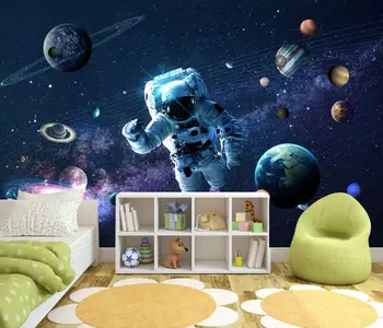 beibehang užsakymą papel de parede 3D Šiuolaikinės kosminės žvaigždėtą dangų, sienų tapetai, vaikų kambarys fone, sienų apdaila dažymas
