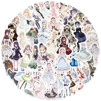 10/30/50PCS Estetinės Lolita Mergaitė Animaciją Lipdukai Anime 