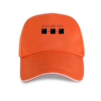 naujoji bžūp skrybėlę Kietas Biuro Jei Visa Kita Nepavyksta CTRL ALT DEL Tech Support Geek Vyrų Vasaros Medvilnės Beisbolo kepuraitę Juokingas Pokštas Dovana