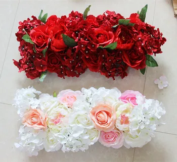 SPR vestuvių arch eilės runner gėlių kelių sukelti dirbtinės gėlės sienos arrangemen10pcs/daug vestuvių fonas apdaila