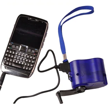 Kroviklis USB Įkrovimo Pagalbos Ranka Skriejikas Galios Dinamo Nešiojamų Lauko Mobilusis Telefonas