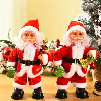Kalėdų Populiarus Kalėdų Dovanos Su Prekės Varpai Kalėdų Žaislus, Elektros Santa Claus Pasienio Express