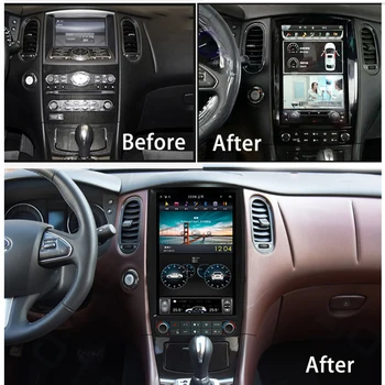 ZJCGO Automobilio Multimedijos Grotuvas Stereo Radijo, GPS Navigaciją, Android 9 Ekrano Stebėti Infiniti QX50 Nissan Skyline Crossover EX Nuotrauka 2