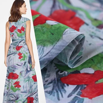 140cm skaitmeninis atspausdintas šilko, lino audinio suknelė cheongsam kinų šilko audinys natūralus lininis audinys didmeninė drobulę