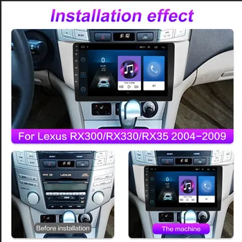 JOYINCAR Už Lexus RX300 RX330 RX400H 2003 -2009 Automobilio Radijo Multimedia Vaizdo Grotuvas, Navigacija, GPS Android 10.1 32G Nuotrauka 2