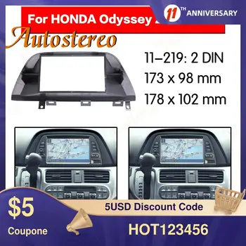 Skydelio rėmas Top Radijo fascia Honda Odyssey 2005-2010 Stereo Fasciją Dash CD Apdailos Montavimo Rėmelių Rinkinys