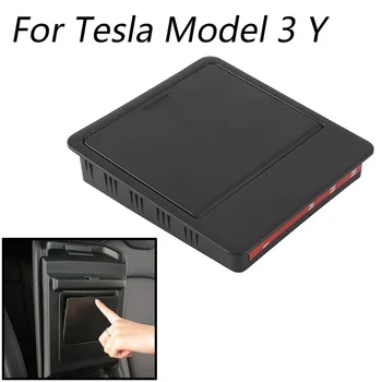Porankiu Paslėptas Saugojimo Dėžutė Dekoratyvinių Aksesuarų Laikymo Dėžutė Modifikuotų Automobilių Reikmenys Tesla Model 3 Y 2021 2022
