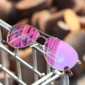 nauja violetinė veidrodis Aviacijos akiniai nuo saulės moterims, vyrams 2022 aukštos kokybės estetinės atspalvių šviesą piloto vairavimo akinius oculos de sol