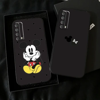 Disney Mickey Mouse Telefoną Atveju Huawei Honor 10 V10 10i 10 Lite 20 V20 20i 20 Lite 30S 30 Lite Pro Minkštas Atgal Carcasa
