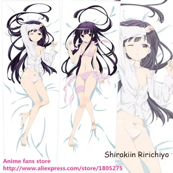 Hentai Seksualus Japonų Anime Užvalkalas Inu x Boku SS Shirakiin Ririchiyo mielas dekoratyvinis Kūno Hugging Pagalvės užvalkalą