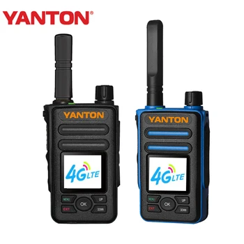 YANTON T-X8PLUS Profesinės walkie talkie 100km 4G LTE Ryšio POC Mobiliojo telefono Su SIM Kortele