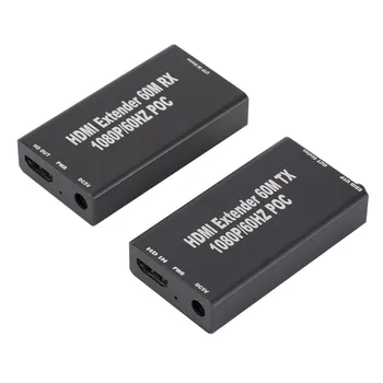 HDMI suderinamus Extender Dėžė 60 Metrų Siųstuvas, Imtuvo 1080P Plug and Play RJ45 Full HD Profesinės Namų POC EDID Nuotrauka 2