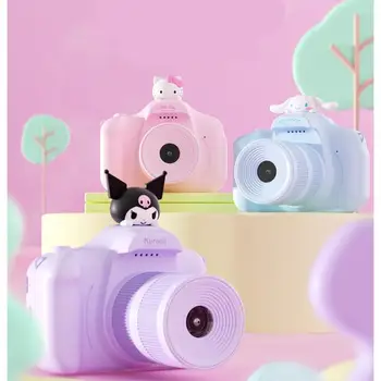 Sanriod Anime Katytė Cinnamoroll Vaikų Skaitmeninio Fotoaparato Eiti Fotografuoti Didelės raiškos Mažas Slr Gimtadienio Dovana