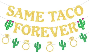 Pats Taco Amžinai Temai Reklama Kaktusas Deimanto Žiedas Girliandą Galutiniam Fiesta, Gėjų, Lesbiečių Bachelorette Šalis Vestuvių Reikmenys