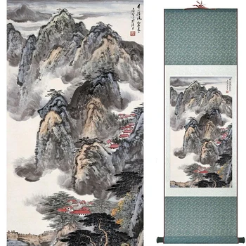 senosios mados tapybos kraštovaizdžio meno tapybos Kinų tradicinė meno tapybos Kinija rašalo painting201907161416 Nuotrauka 2